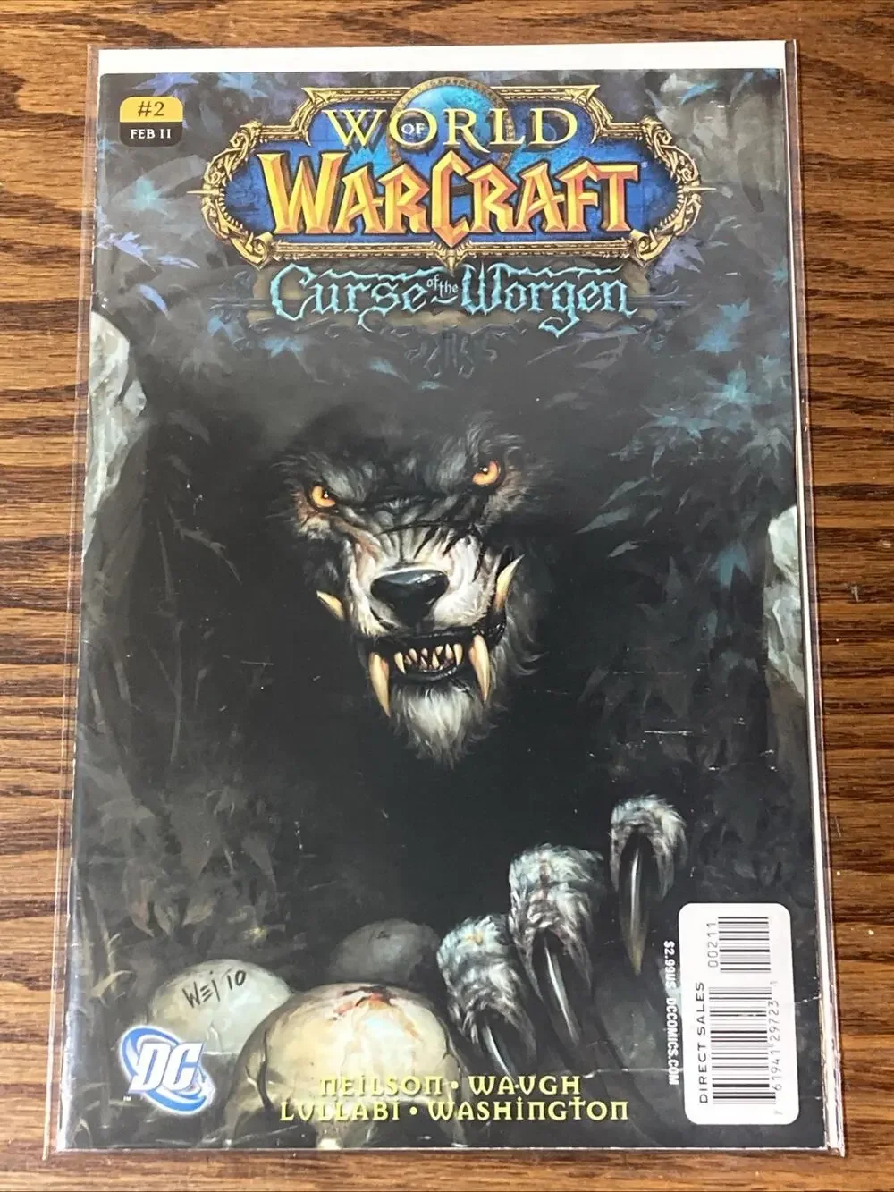 World Of Warcraft: Curse Of The Worgen #2 Comic Book Neilson Waugh Lullabi 2011